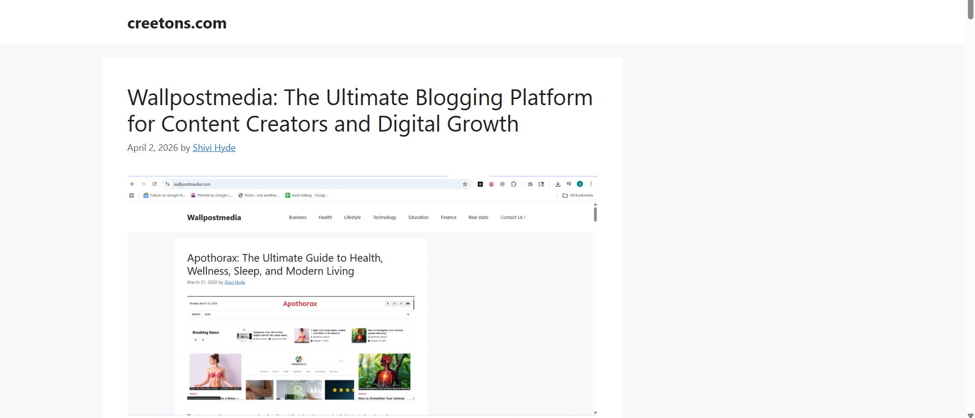 Creetons: The Future of Smart Blogging